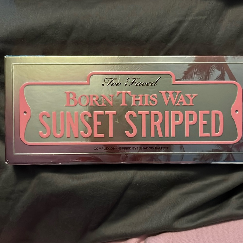 UNOPENED- Two Faced Born This Way Sunset Stripped Eye Shadow Palette.